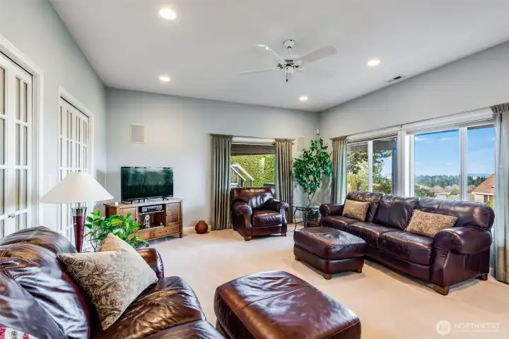 Views from the lower level as well!