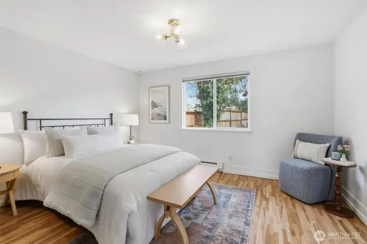 Primary bedroom with en suite full bath