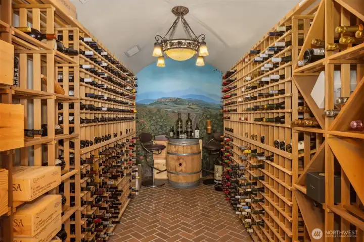 The ultimate wine cellar inspired by the Tuscan countryside.