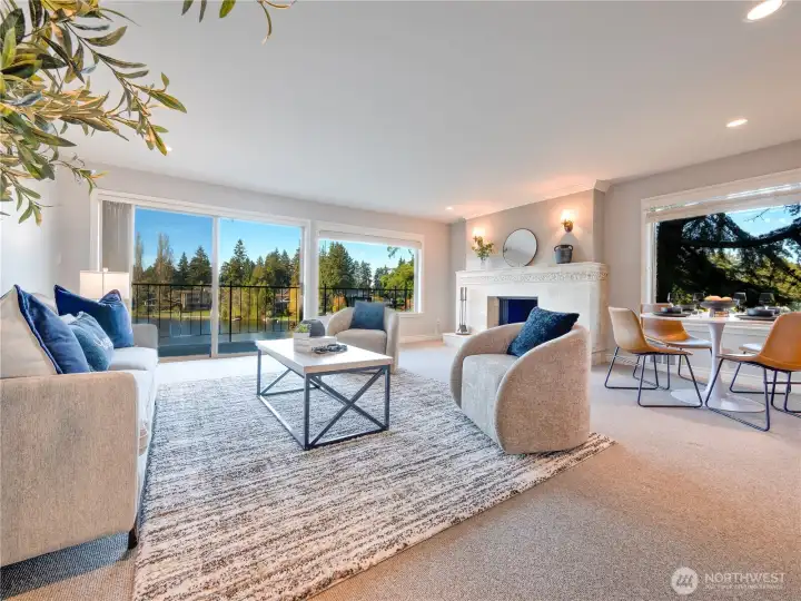 Command a breathtaking $180^\circ$ panorama of Bitter Lake from this premier corner sanctuary, where walls of glass dissolve the boundary between luxury and the water’s edge.