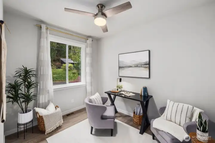 Bedroom/office on main floor