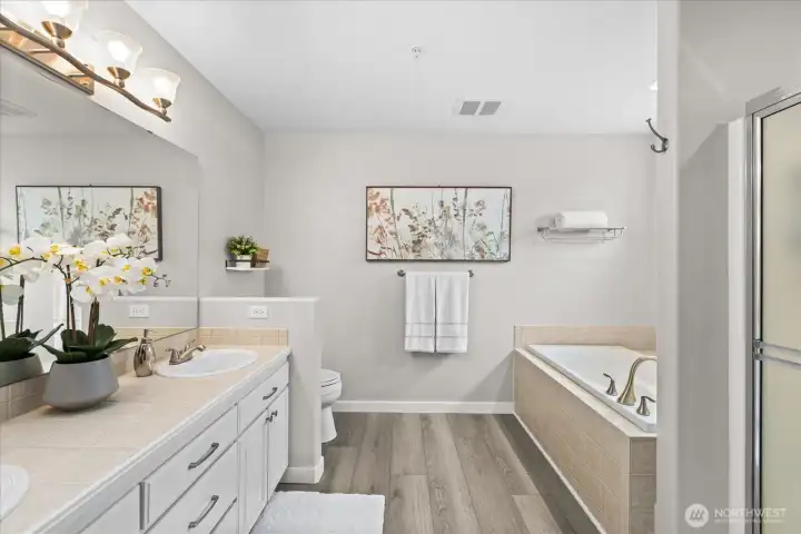 Primary full bathroom