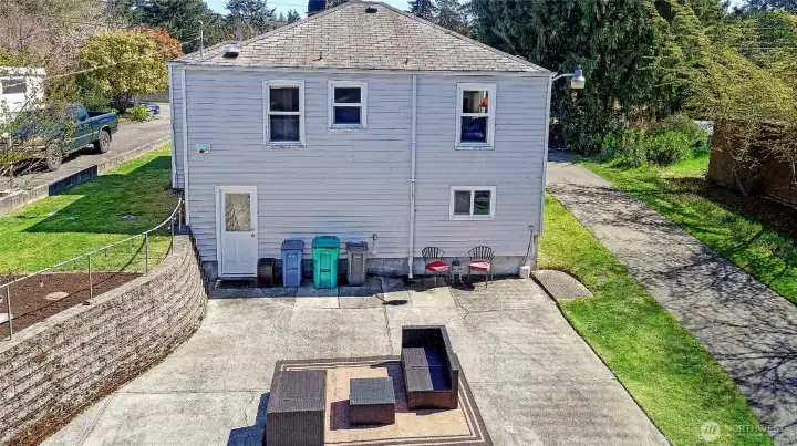 Enjoy your afternoons or evenings on the private back patio.