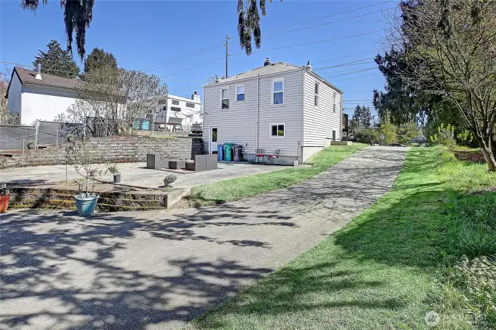 View from the NW corner of the property.