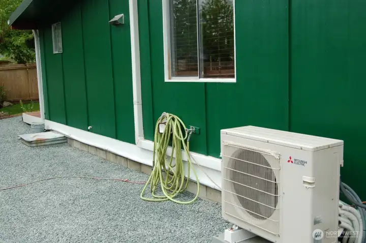 Heat pump for A/C and heating