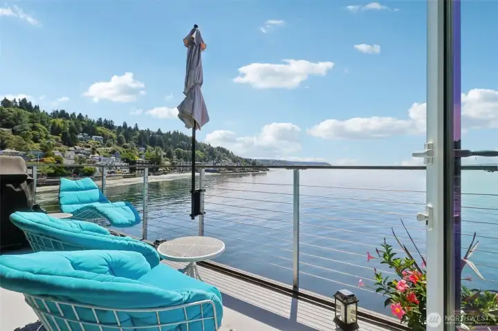 View from patio.