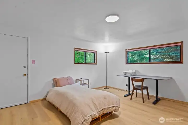 Second large bedroom with ample closet space.