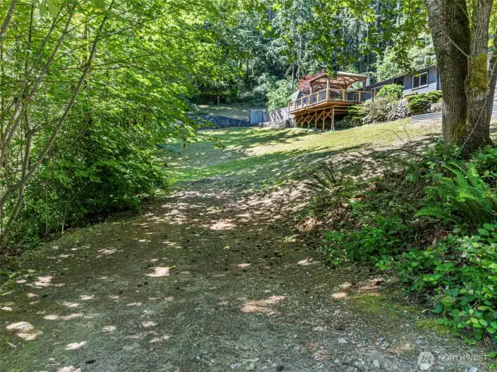 Additional parking at bottom of lot. RV or boat? Additional parking at bottom of lot. RV or boat?