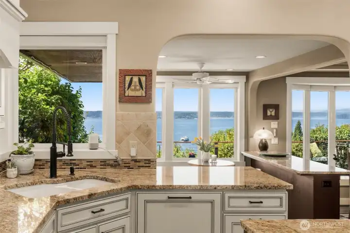 Kitchen with tons of countertops Kitchen with tons of countertops