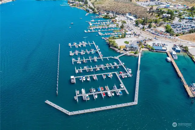 Adjacent to 160 private boat slip marina and clubhouse