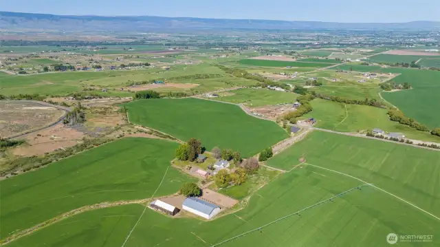 Flat, open farmland with a clear view toward town. Perfect for agriculture, livestock, or future development. A rare opportunity to own a large, versatile property! 158 acres