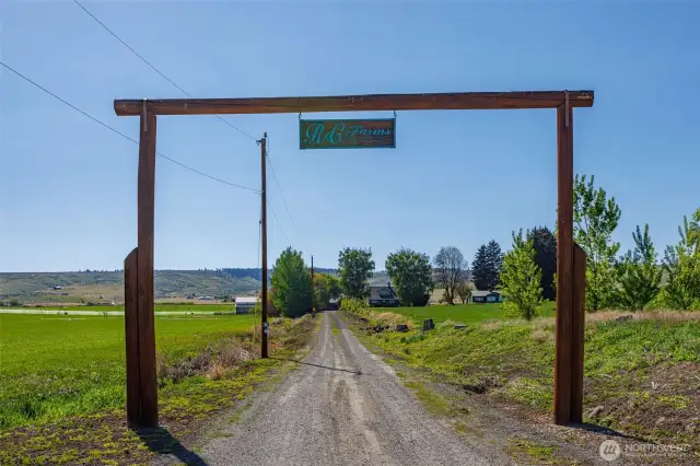 Driving up a long private driveway that leads to a home set in the middle of the property. Offering privacy, open space, and endless possibilities, this land is perfect for farming, livestock, or future development.
