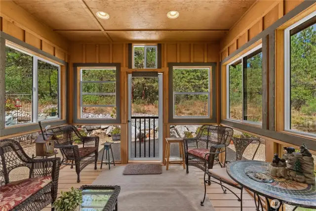 Sunroom off Kitchen