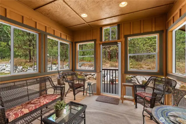 Sunroom off Kitchen