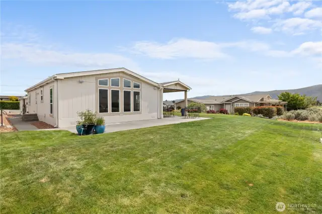Backyard of home.