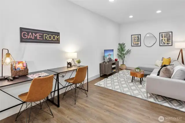 Flexible studio space—ideal for media, fitness, or bonus living