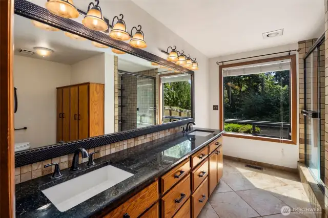Private primary bathroom