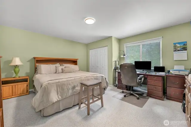 The main-level bedroom is enormous too!