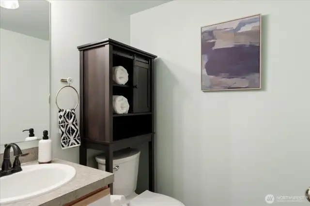 Half bath on main floor