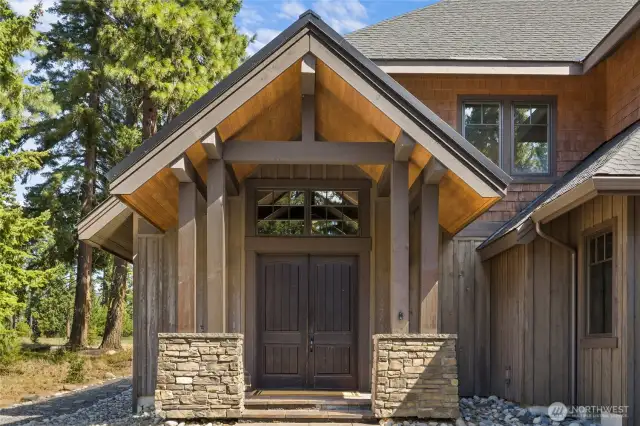 Front porch entry