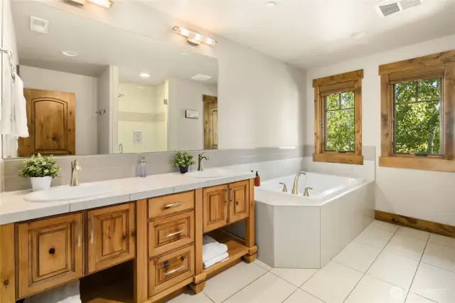 Full bathroom upstairs