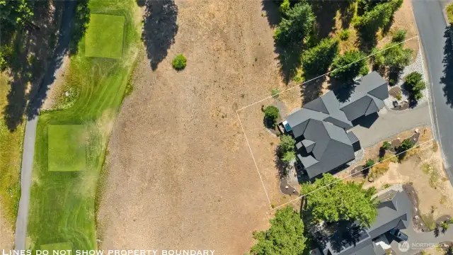 Aerial view of property