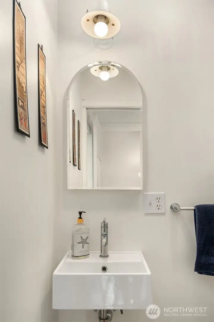 Main floor half-bathroom
