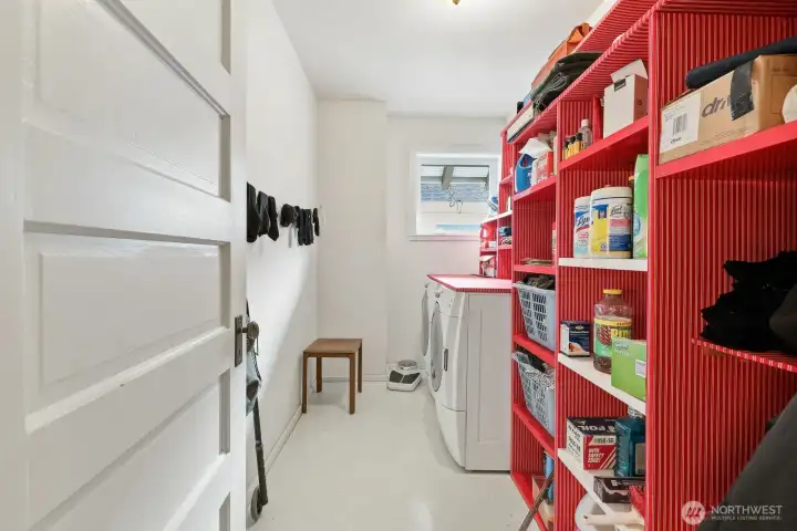 Laundry room.