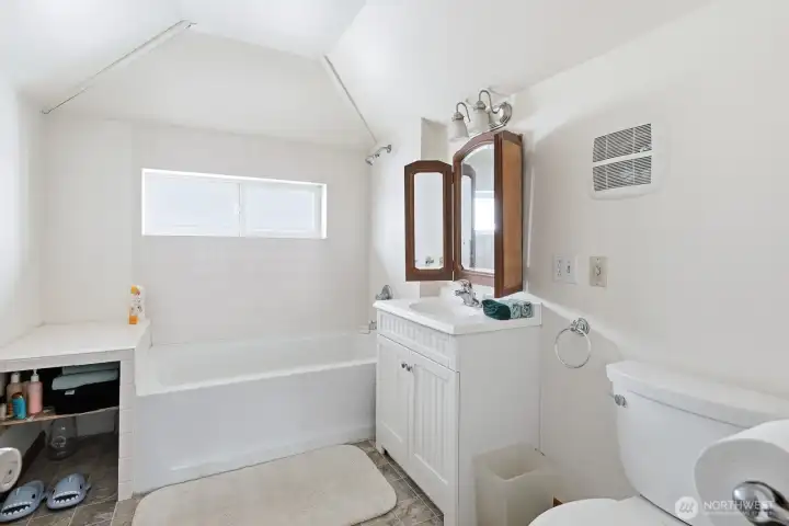 Attic Bathroom.
