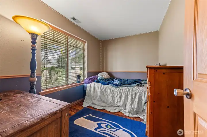 Office space off entry, currently used as 5th bedroom.