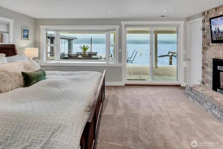 Peaceful views of the water