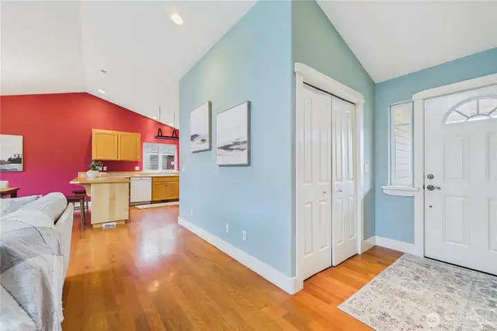 Entry closet is a must!