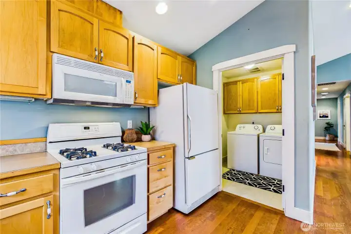 Laundry room off of the kitchen