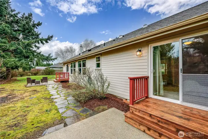 From the primary bedroom patio