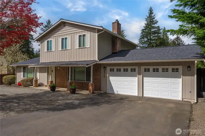 2 Oversized garages with storage