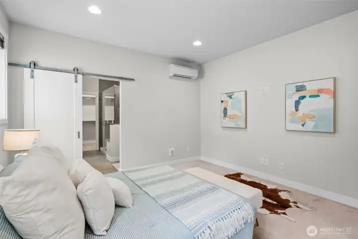 Enjoy your mini split for cold AC in hot summer day!