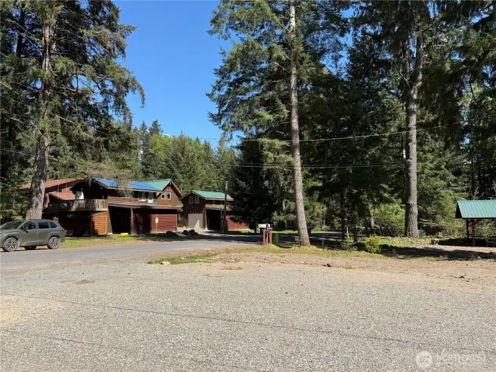View NE across Butter Creek Lane from the property