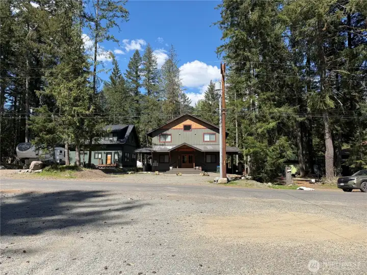 View North directly across Butter Creek Lane from the property