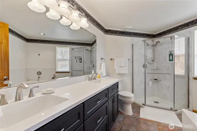 The Owner's 5-Piece Bath, your personal escape!