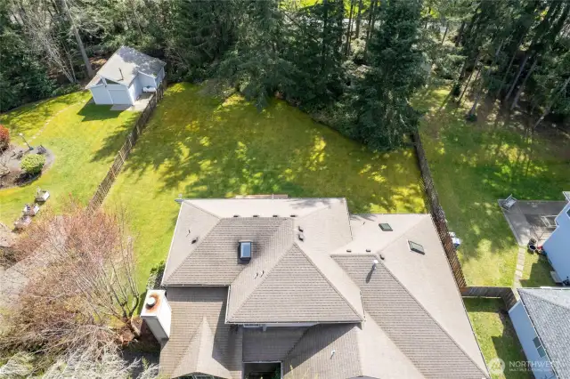 Birds eye view.
