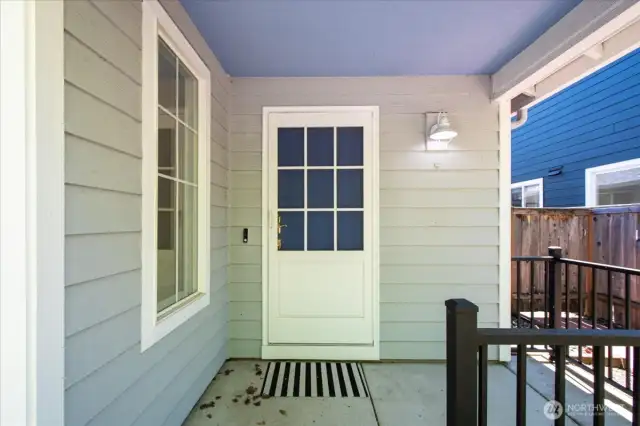 Covered Entrance