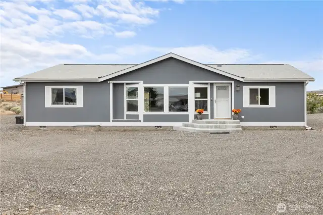 Front of home.