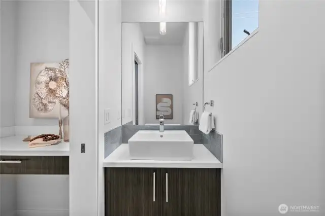 1/2 Bathroom on Main Level.