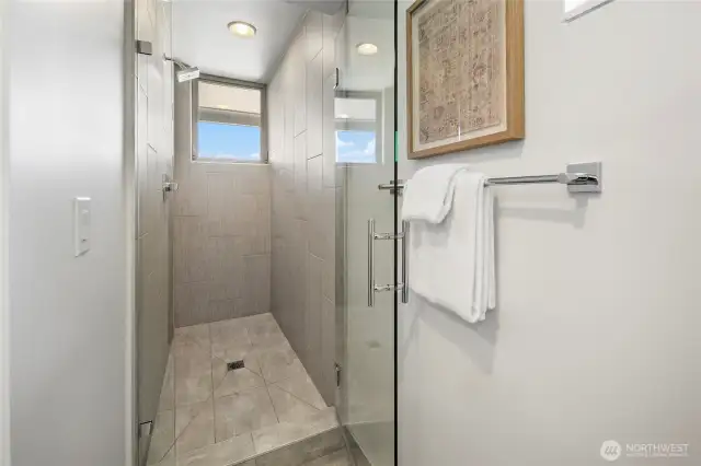 Even the Shower gets a view.