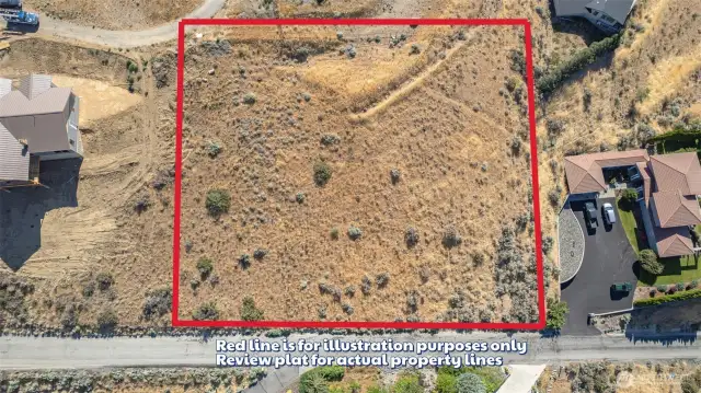 Expansive building site surrounded by natural beauty—perfect for capturing Wenatchee’s iconic sunrise and sunset skies.