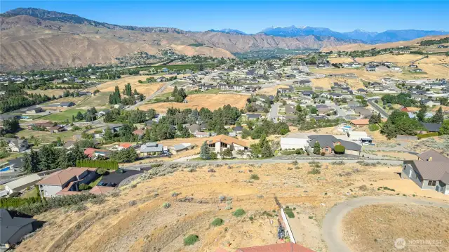 Elevated vantage point offers 360-degree views from this premium Wenatchee Sunnyslope location.