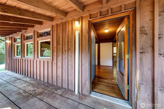 Covered Front Entry