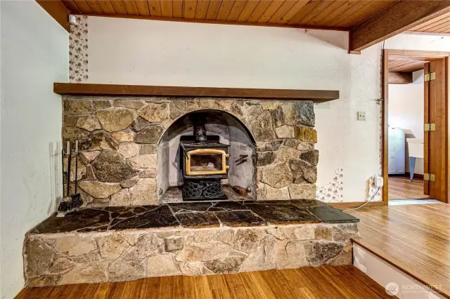 Wood Stove/Main Floor Living Room