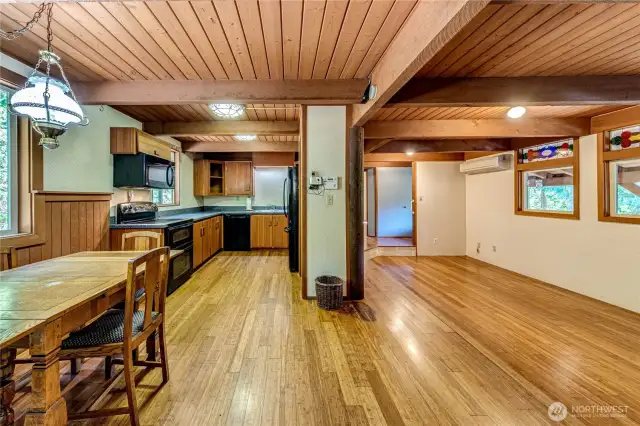 Kitchen Dining Living Room View