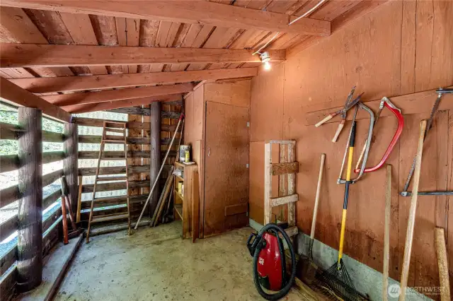 Interior of Attached Storage